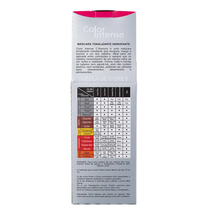 C.Kamura Color Intense Banho de Brilho Fucsia - Máscara Tonalizante 100g