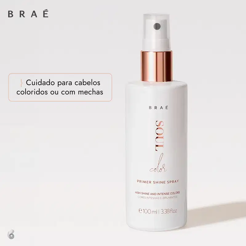 Braé Soul Color Primer Shine Spray - Leave-In 100ml