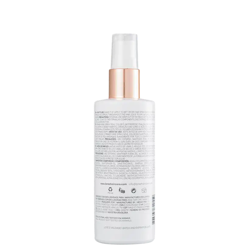 Braé Soul Color Primer Shine Spray - Leave-In 100ml