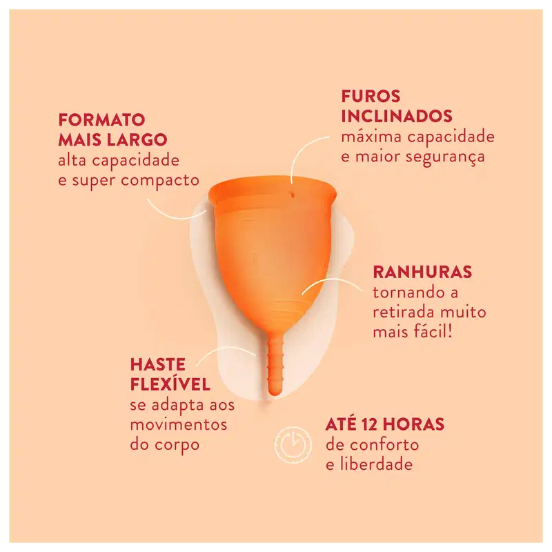 Korui Flor de Cerejeira Intenso - Coletor Menstrual