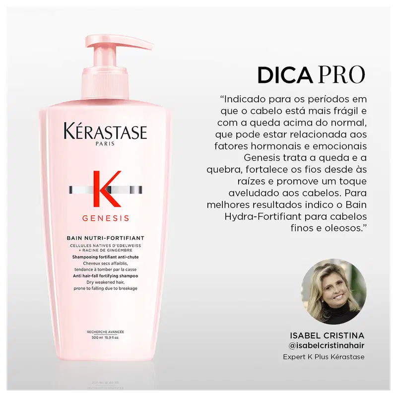 Kérastase K Genesis Bain Nutri-Fortifiant - Shampoo 500ml