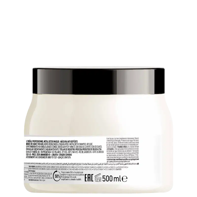 L'Oréal Professionnel Metal Detox - Máscara Capilar 500ml