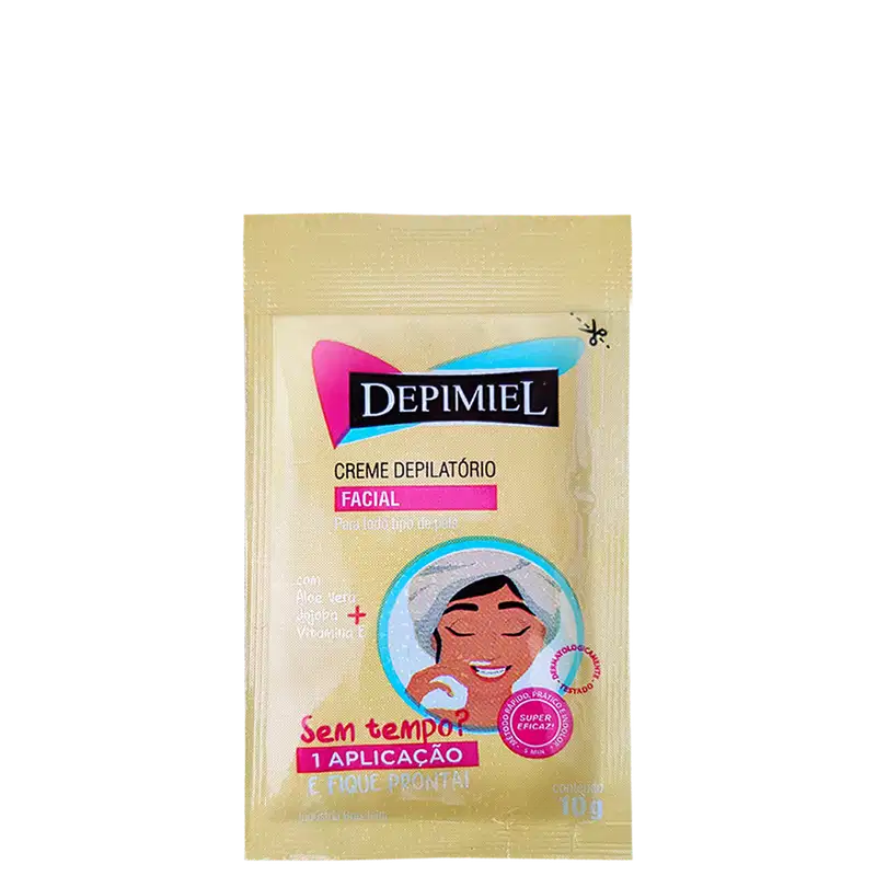 Depimiel Sachê - Creme Depilatório Facial 10g