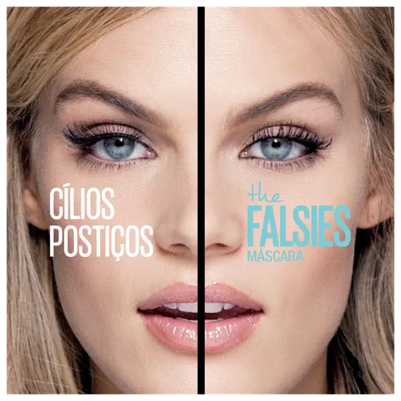 Maybelline The Falsies Volum'Express à Prova D'água Preto - Máscara de Cílios 7,5ml
