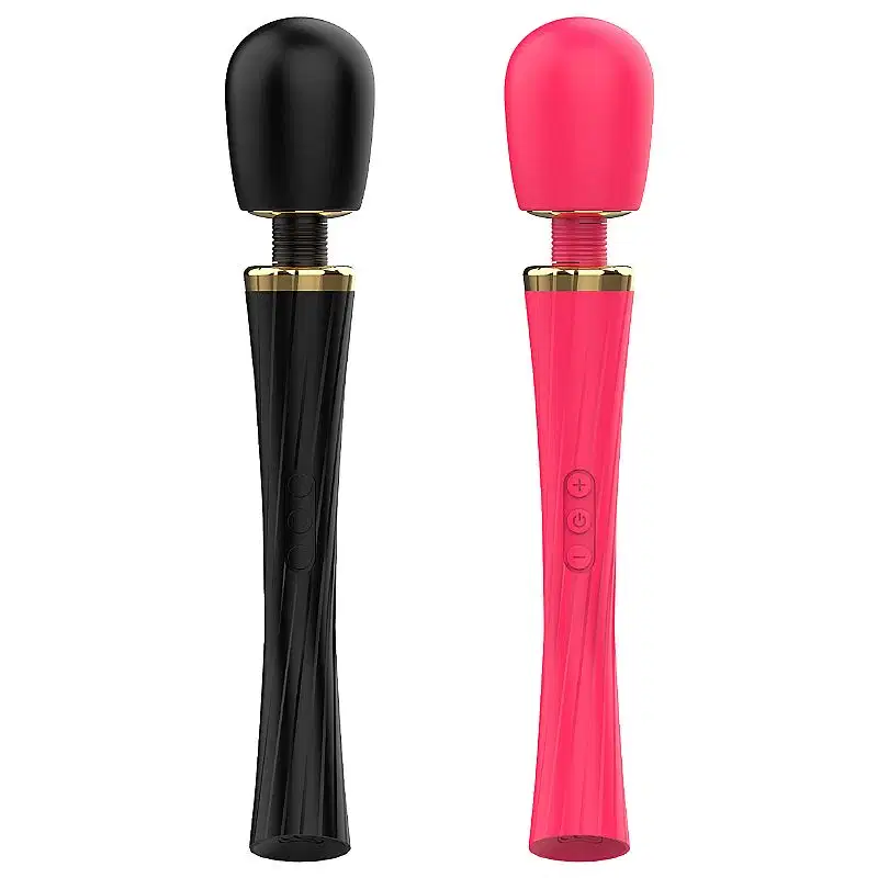 Sexy Import Varinha Mágica com Cabeça Flexível 29cm Preto - Vibrador