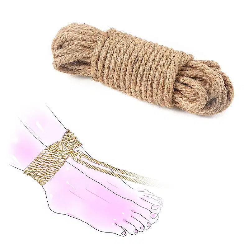 Corda Sado de Fibra Natural para Bondage 20 Metros