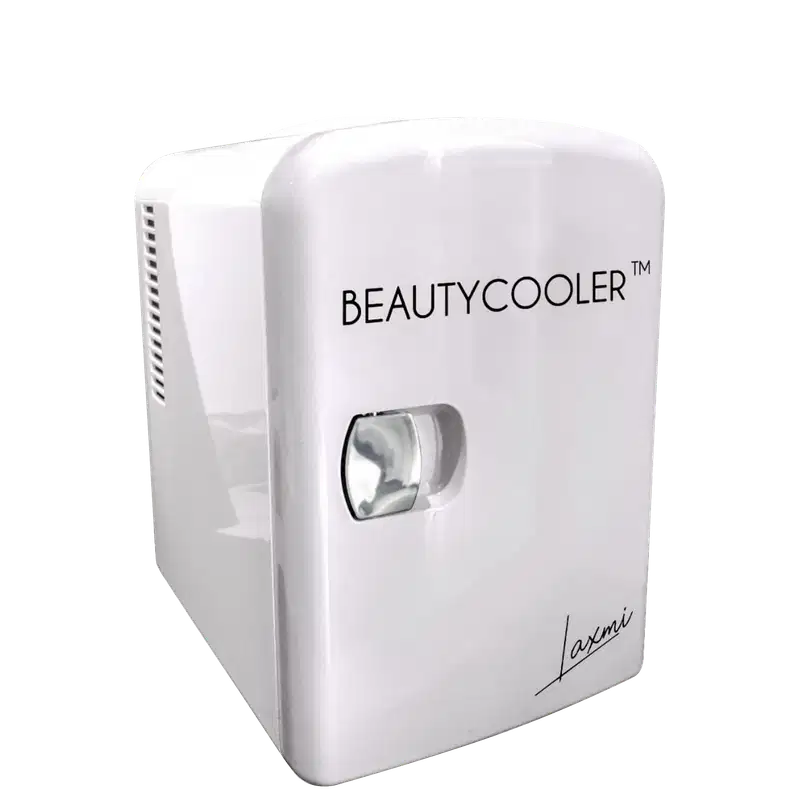 Laxmi Care BeautyCooler Branca - Mini Geladeira de Skincare 4,5l