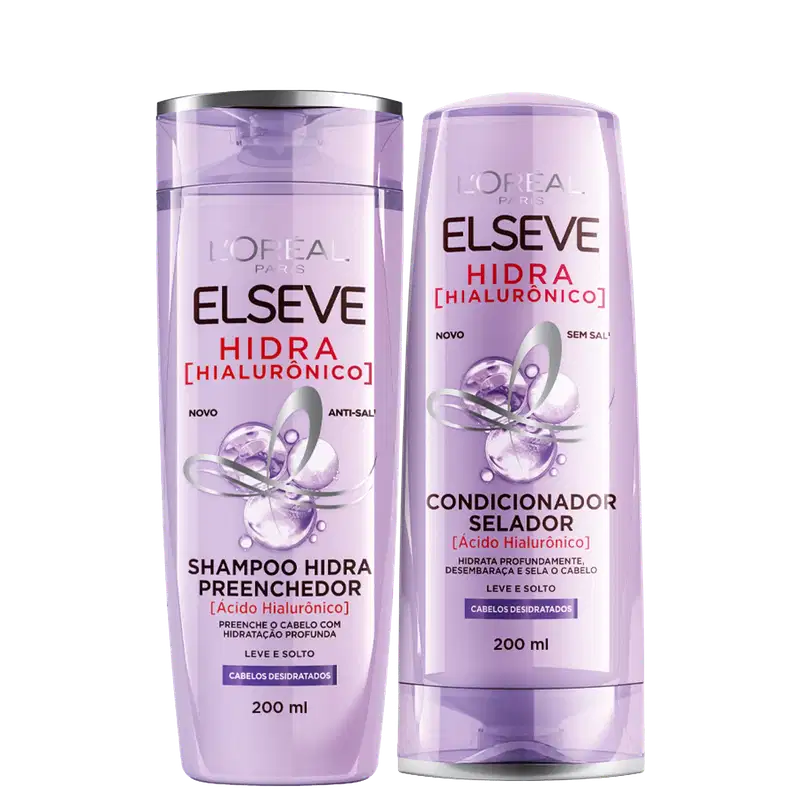 Kit Elseve L'Oréal Paris Hidra Hialurônico Duo (2 Produtos)