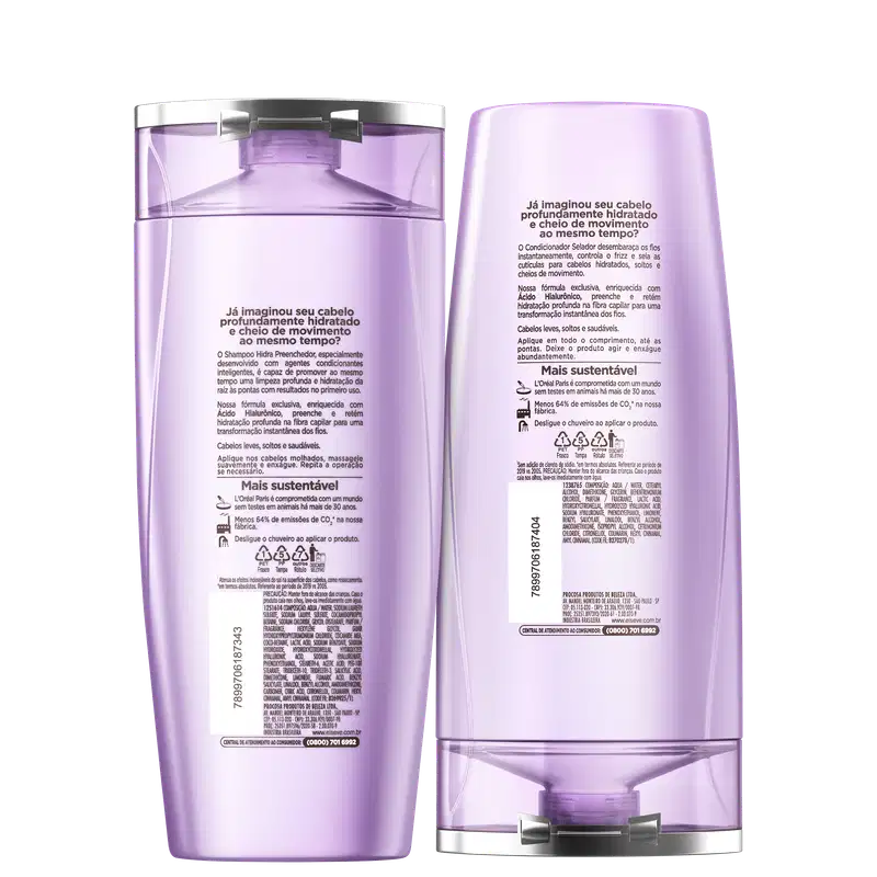 Kit Elseve L'Oréal Paris Hidra Hialurônico Duo (2 Produtos)