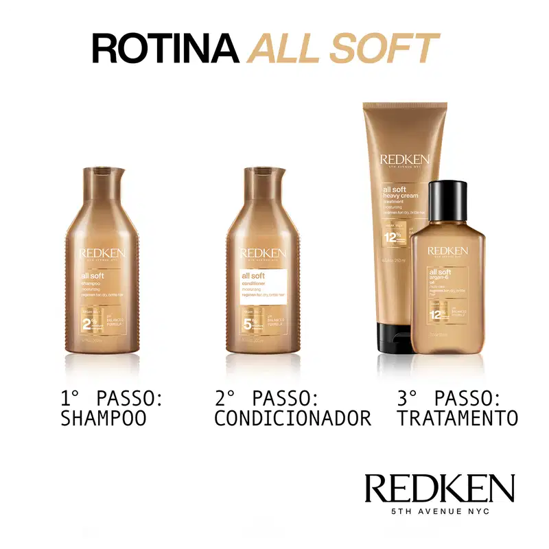 Redken All Soft Argan-6 6 em 1- Óleo Capilar Multibenefícios 111ml