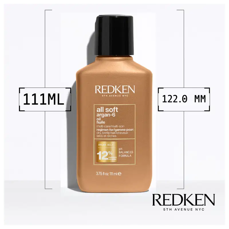 Redken All Soft Argan-6 6 em 1- Óleo Capilar Multibenefícios 111ml