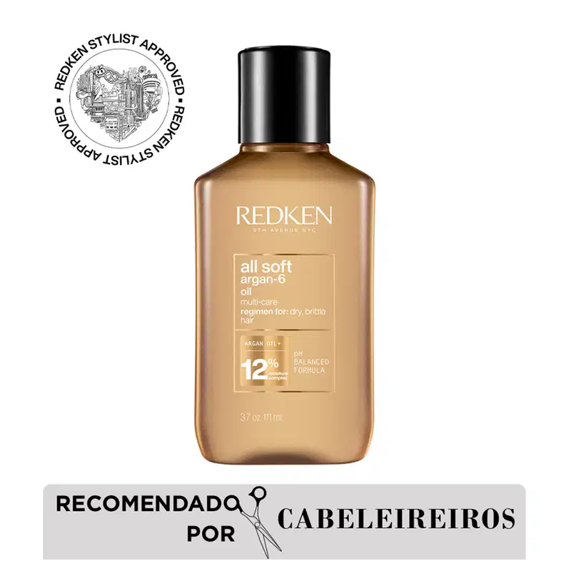 Redken All Soft Argan-6 6 em 1- Óleo Capilar Multibenefícios 111ml