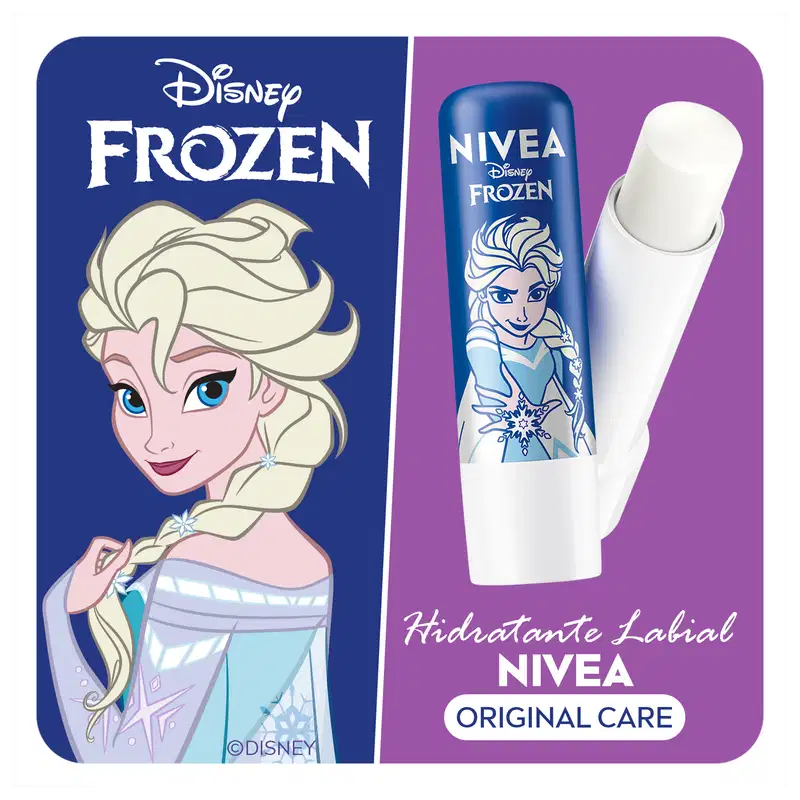 NIVEA Original Care Edição Limitada Disney Princess Frozen - Hidratante Labial 4,8g