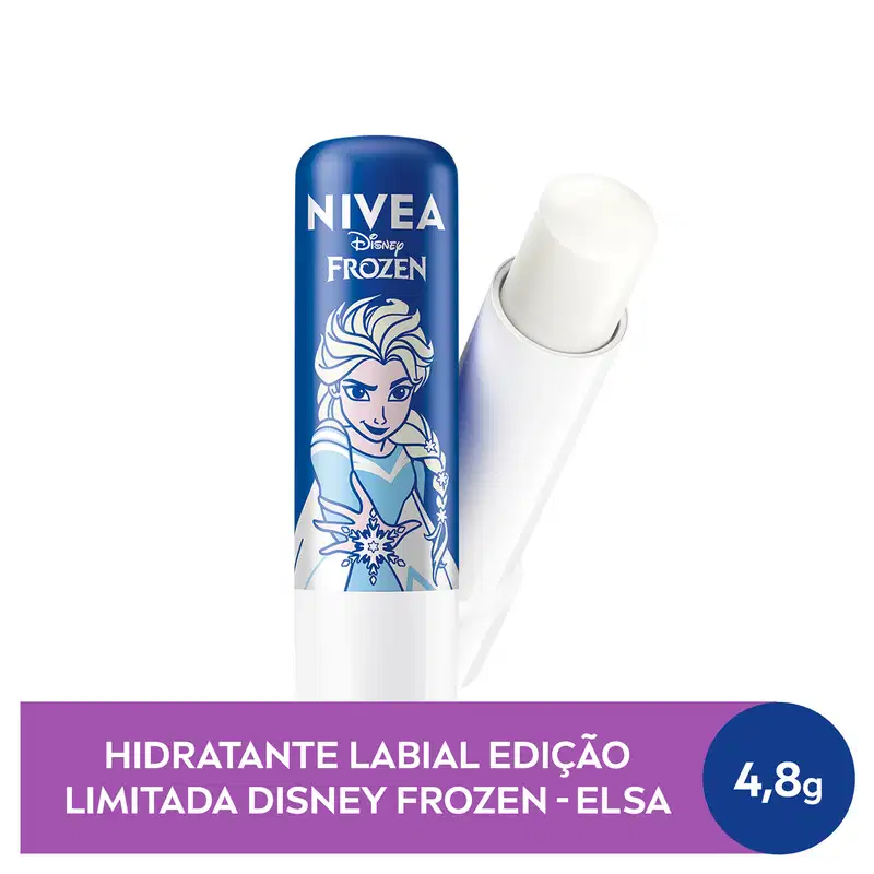 NIVEA Original Care Edição Limitada Disney Princess Frozen - Hidratante Labial 4,8g