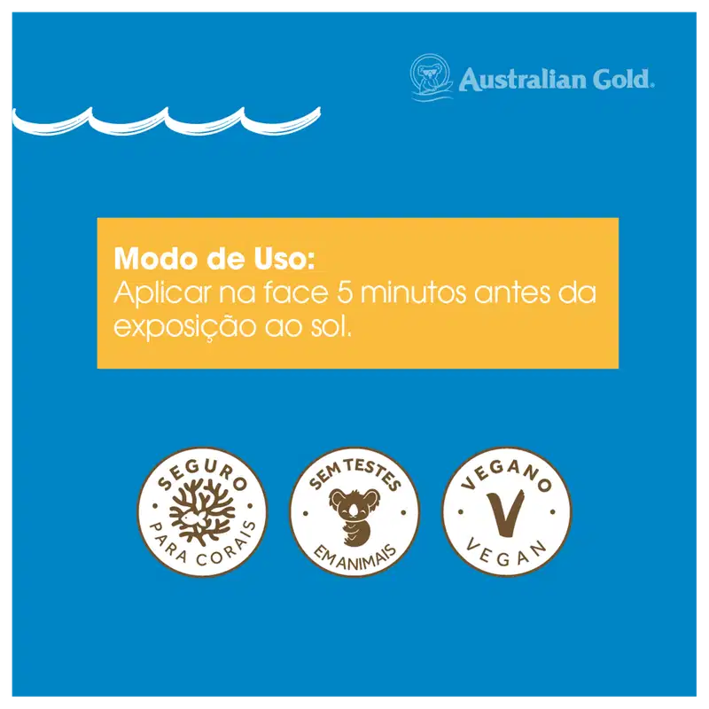 Australian Gold FPS 70 - Protetor Solar Facial 50g