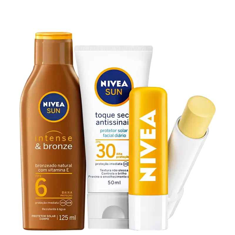 Kit NIVEA Bronze Antissinais (3 Produtos)