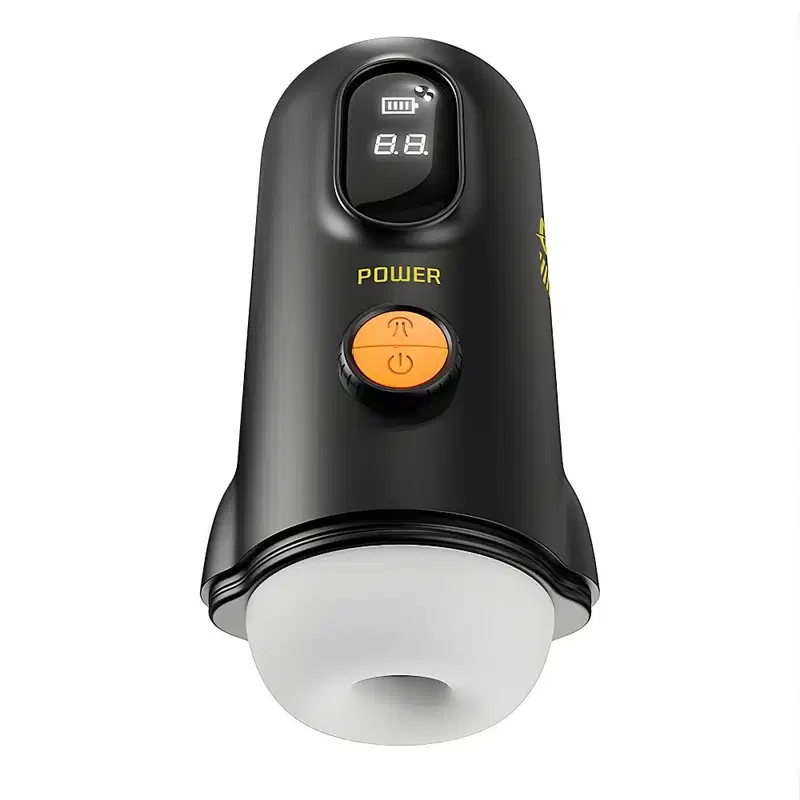 Masturbador Masculino Power Controle Aplicativo Sucção e Vibração Tela LED Controle à Distância Recarregável