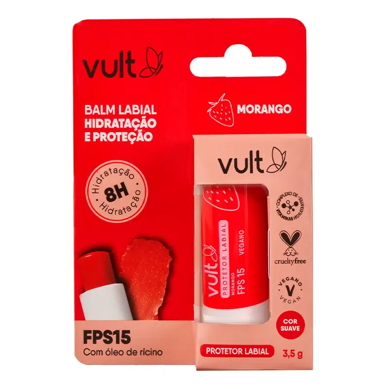 Protetor Labial Morango 3,5g