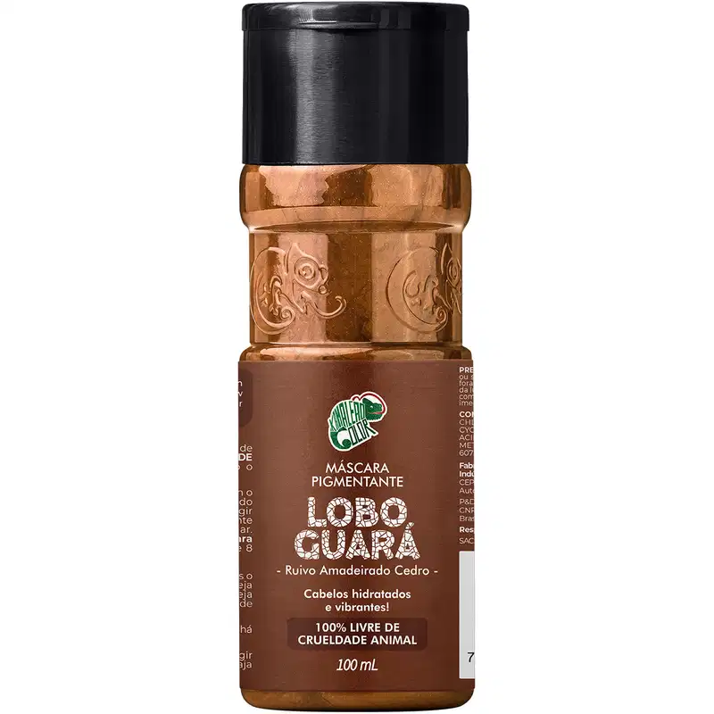 Máscara Pigmentante Kamaleão Color Lobo Guará, 100ml.