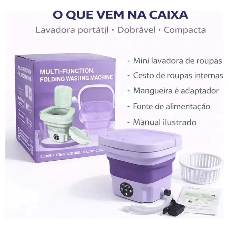 Mini Máquina De Lavar Roupas Íntimas