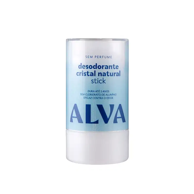 Alva Sem Perfume - Desodorante Cristal Stick 120g