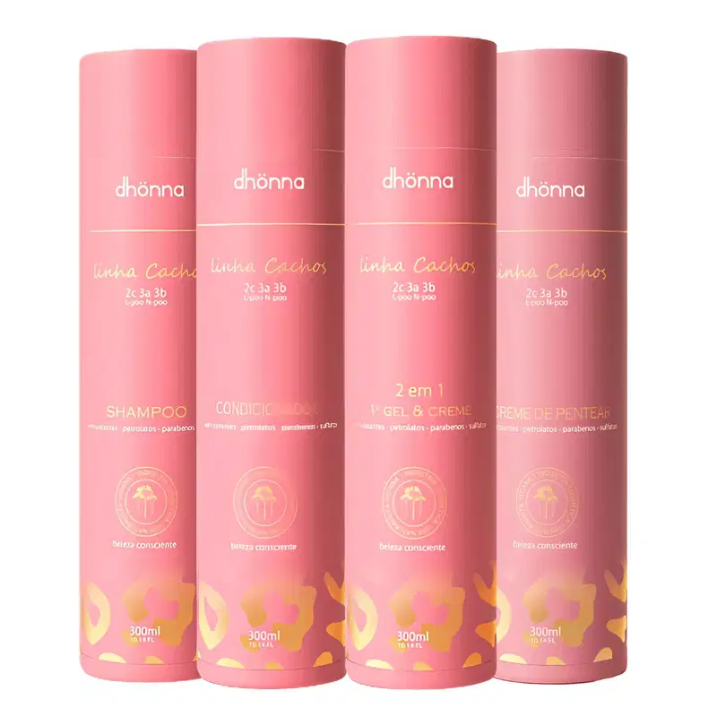 Duo Creme e Gel Creme Crespos - Dhonna | Nutrição e Brilho Intenso Para Crespos