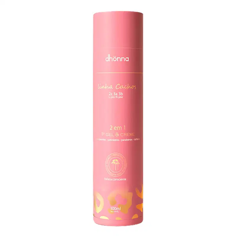 Duo Creme e Gel Creme Crespos - Dhonna | Nutrição e Brilho Intenso Para Crespos