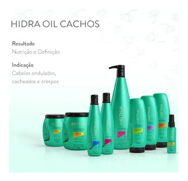 Aneethun Cachos System Co Wash, Máscara E Creme De Silicone