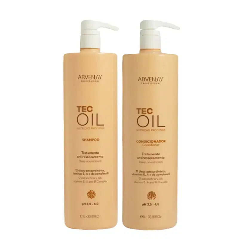 Arvensis Tec Oil - Shampoo 1L + Condicionador 1L