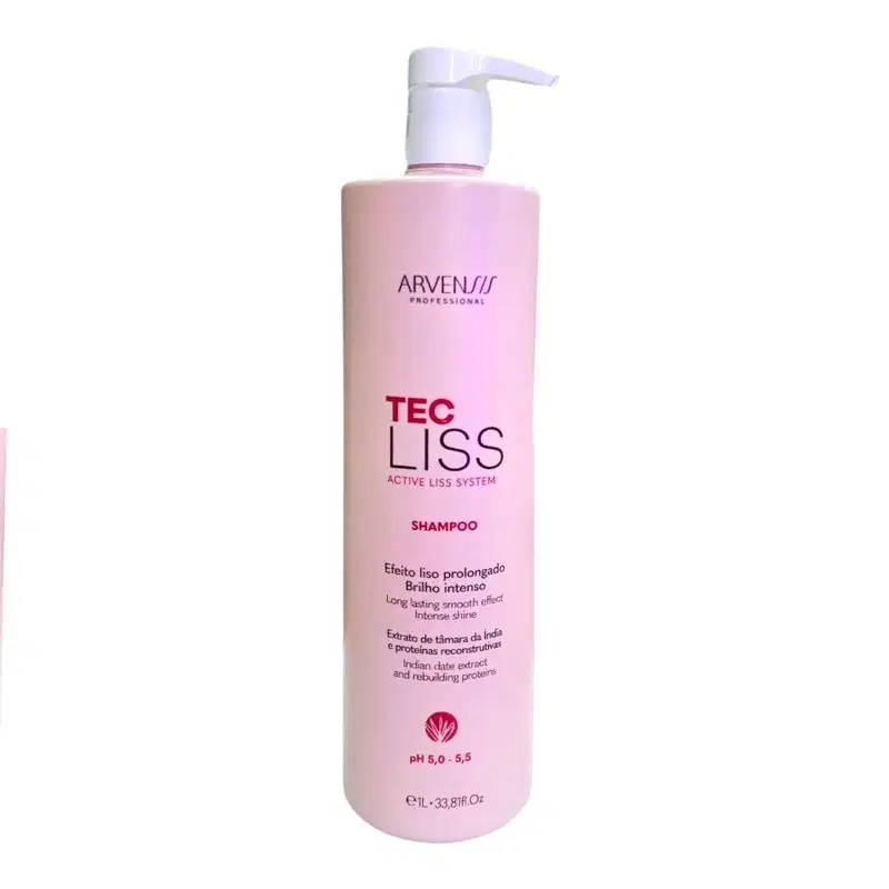 Kit Arvensis Tec Liss - Shampoo 1000ml + Condicionador 1000ml + Finalizador 120ml