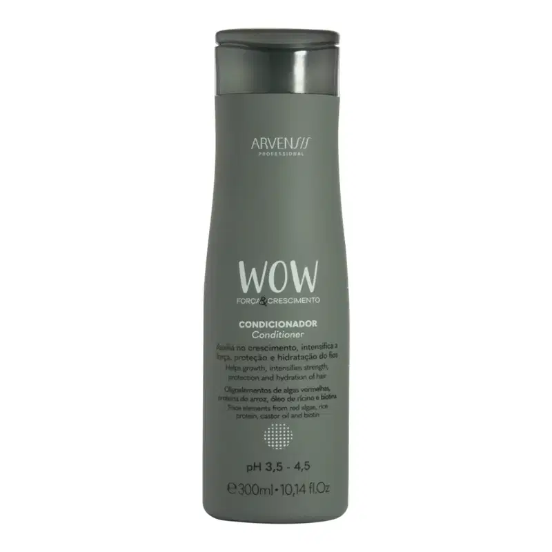 Kit Arvensis WOW Força e Crescimento - Shampoo & Condicionador 300ml + Máscara 300g