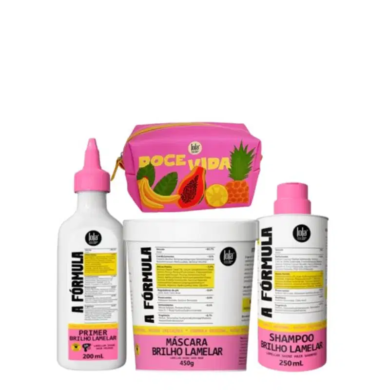 Lola Cosmetics Kit A Fórmula Brilho Lamelar 3 Produtos