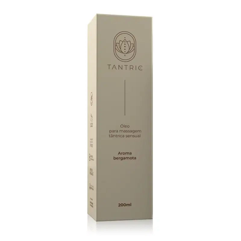 Óleo para Massagem Sensual Tantric Bergamota - 200ml