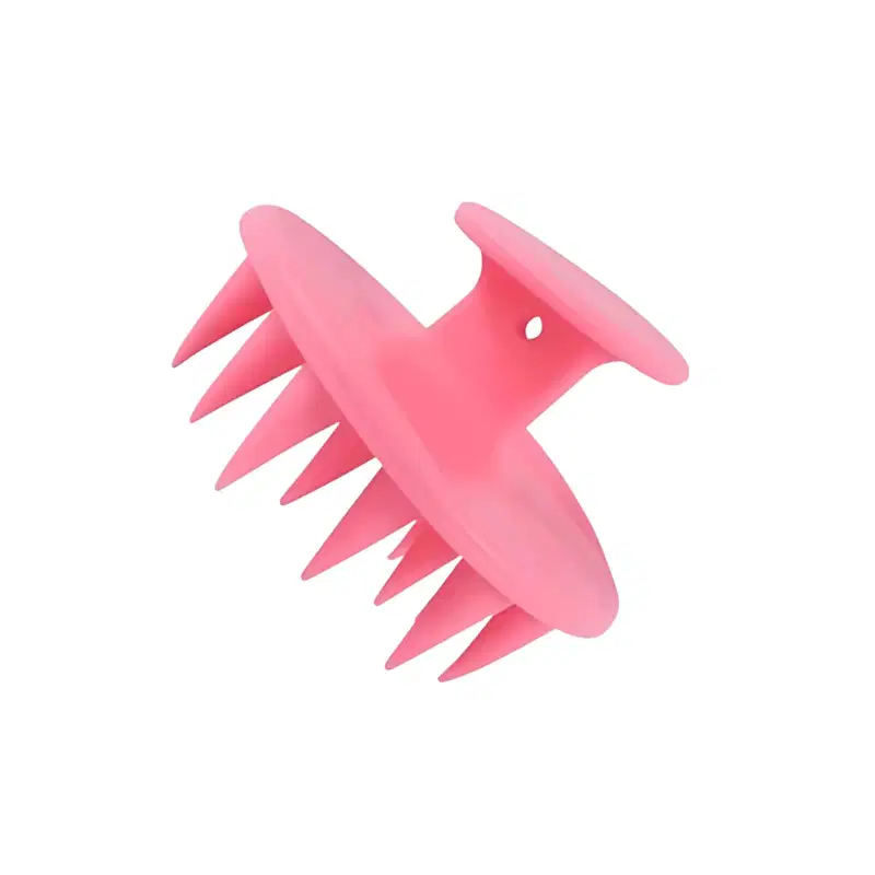 Escova Massageadora de  Silicone- Cabelo e couro cabeludo