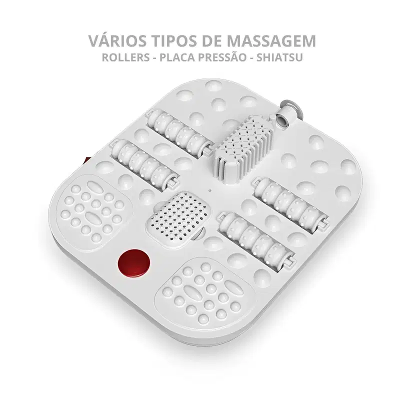 Hidromassageador para Pés Dobrável B5 Aquecimento Inteligente Portátil 220v Foot Spa