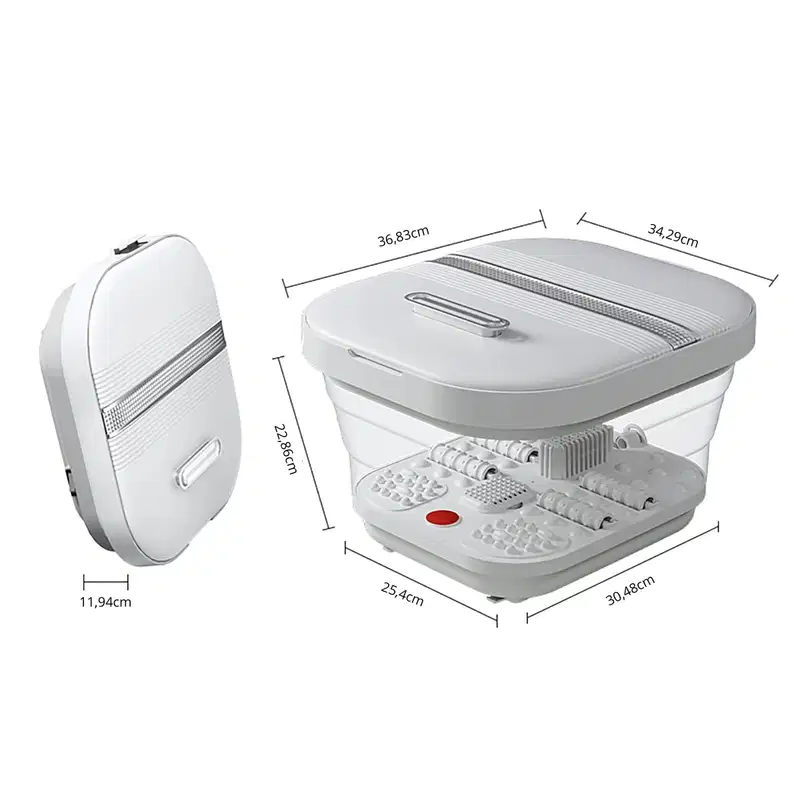 Hidromassageador para Pés Dobrável B5 Aquecimento Inteligente Portátil 220v Foot Spa