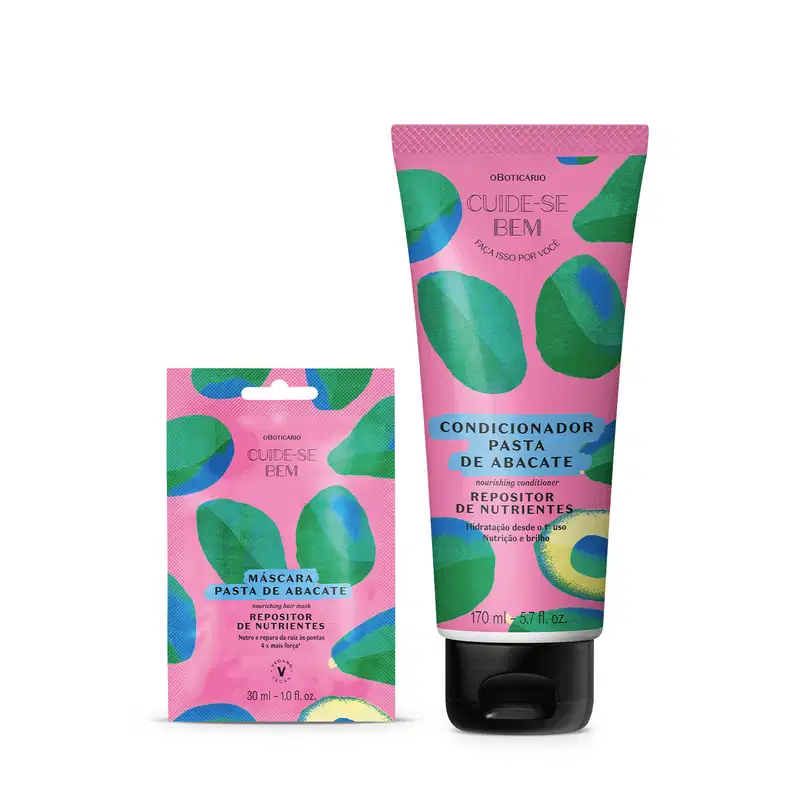 Kit o Boticário Cuide-se Bem Feira Pasta de Abacate (2 Produtos)