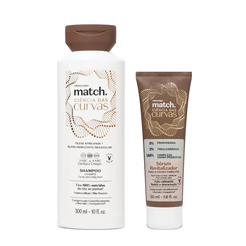 Kit Match o Boticário Ciência das Curvas (2 Produtos)