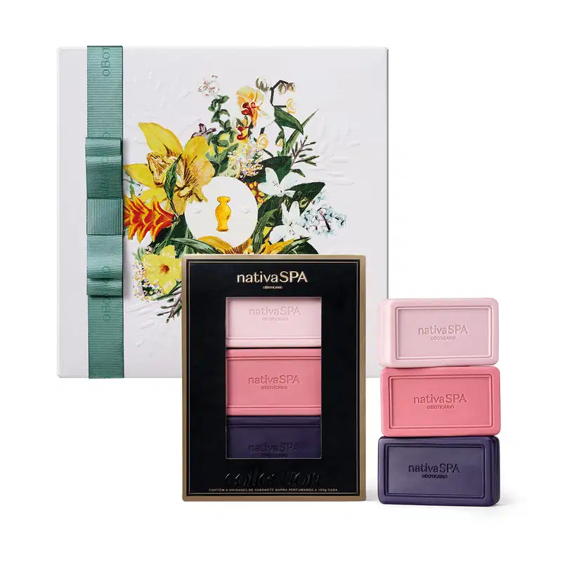 Kit o Boticário Nativa Spa Collection Sabonetes em Barra (3 Produtos)