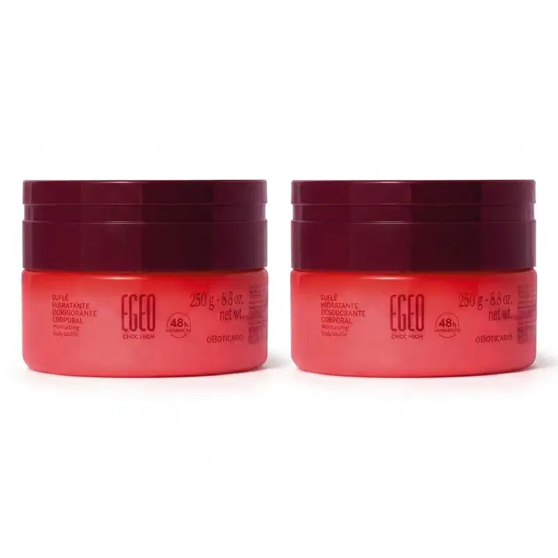 Combo Suflê Hidratante Desodorante Corporal Egeo High 250g (2 itens)