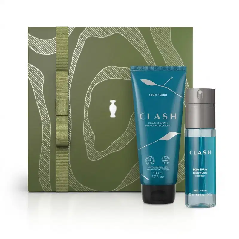 Combo Presente Dia dos Pais Clash: Body Spray 100ml + Loção Corporal 200ml