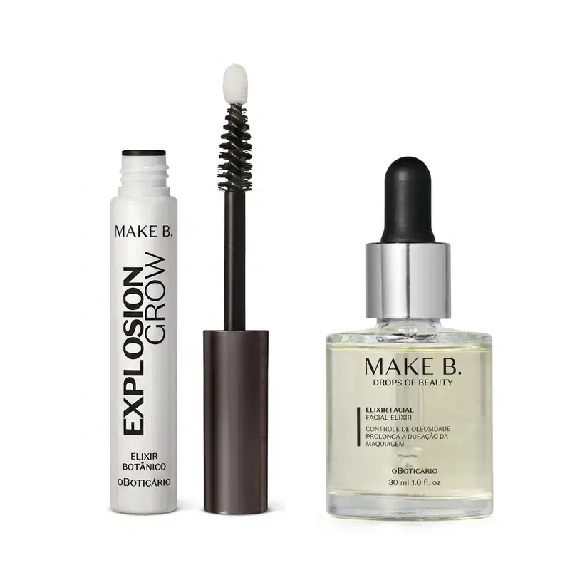 Combo Make B.: Sérum Explosion Grow 5g + Elixir Facial Drops of Beauty 30ml