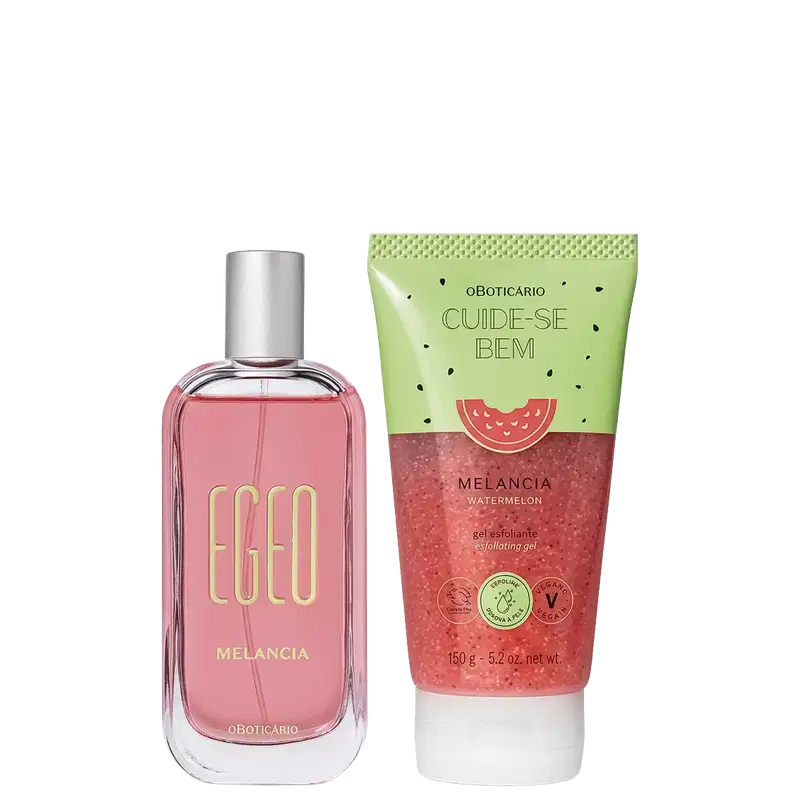 Combo Egeo Melancia: Desodorante Colônia 90ml + Gel Esfoliante 150g