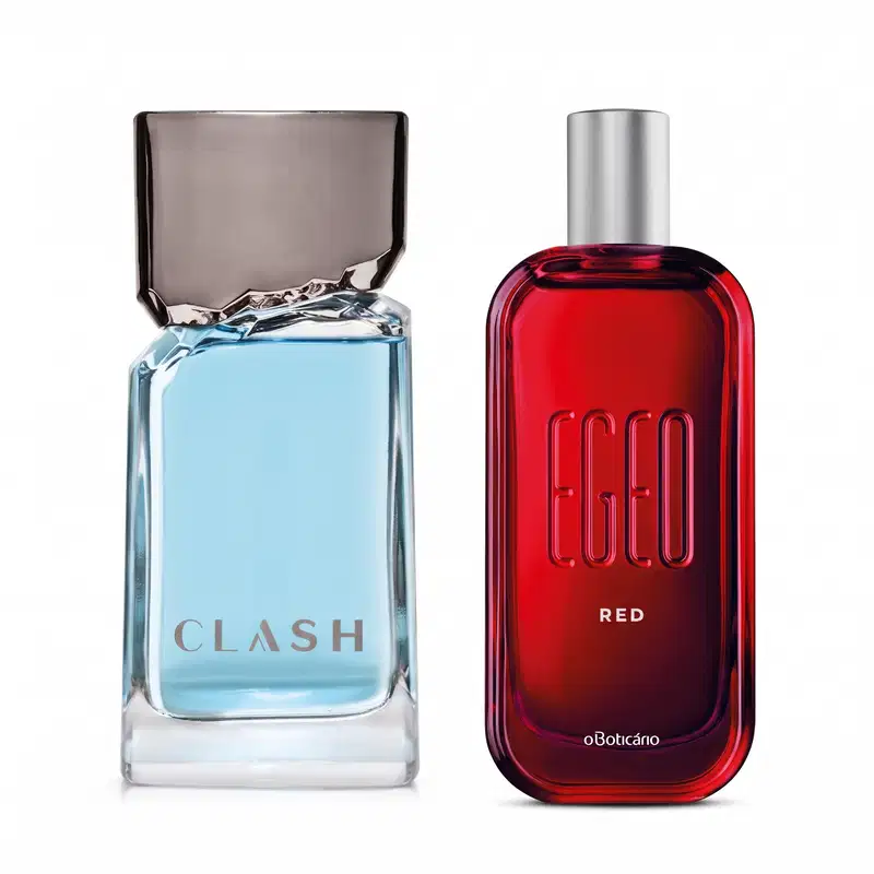 Combo Clash Desodorante Colônia 100ml + Egeo Red Desodorante Colônia 90ml
