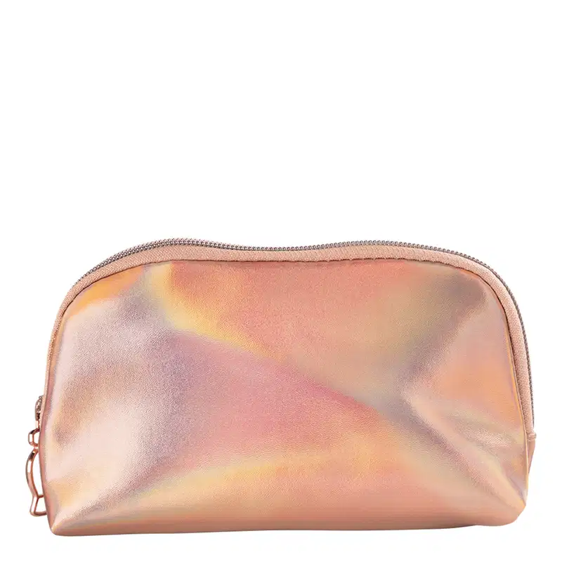 Nécessaire Holográfico Rose Pequeno