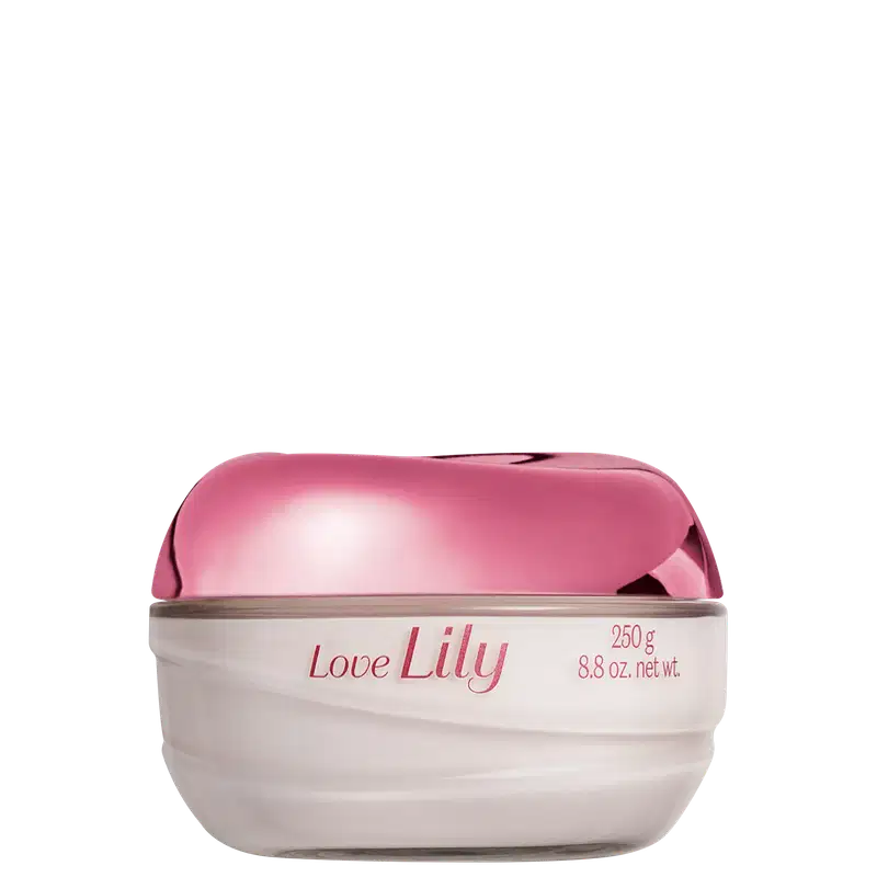 o Boticário Love Lily - Creme Acetinado Hidratante Desodorante Corporal 250g