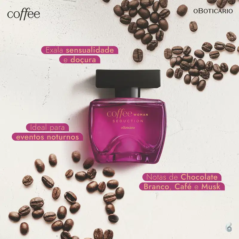 Coffee Woman Seduction o Boticário - Desodorante Colônia 100ml