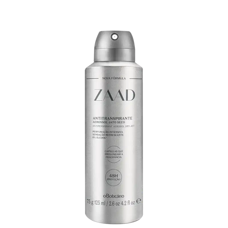o Boticário Zaad Antitranspirante - Desodorante Spray Masculino 75g