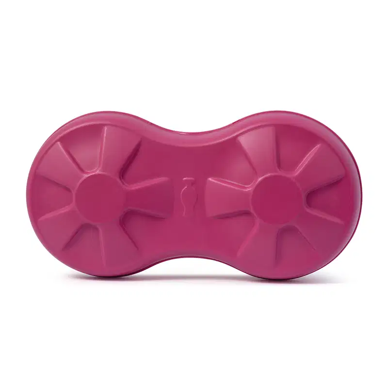 Base para sólidos na cor rosa da marca Nativa SPA, ideal para produtos em barra. O produto tem duas partes arredondadas para acomodar os itens.