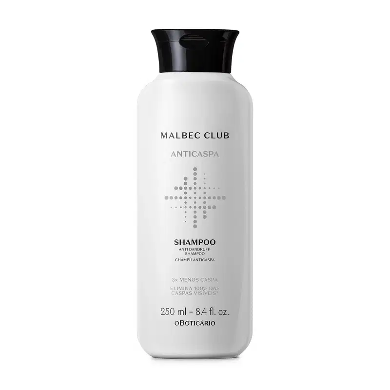 Malbec Club Anticaspa o Boticário - Shampoo 250ml